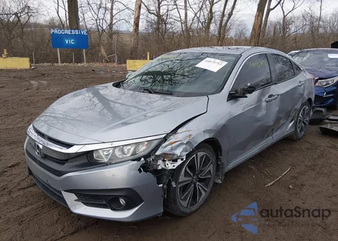 2016 Honda Civic Ex-T from USA, damaged, VIN 19XFC1F3XGE018628